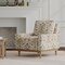 Blue Performance Grade Damask Geometric Woven Pattern Upholstery Fabric by The Yard - SKU: Portage Blue
